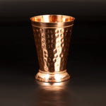 Caesar Copper Cup - Cocktail Cup (hammered, Roman-embossed style, 300 ml)