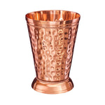 Caesar Copper Cup - Cocktail Cup (hammered, Roman-embossed style, 300 ml)